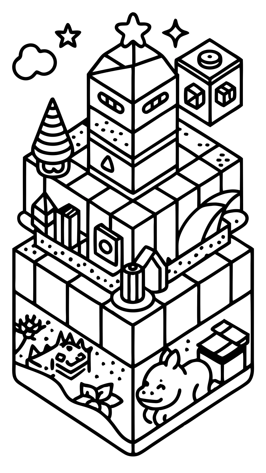 boxy coloring pages